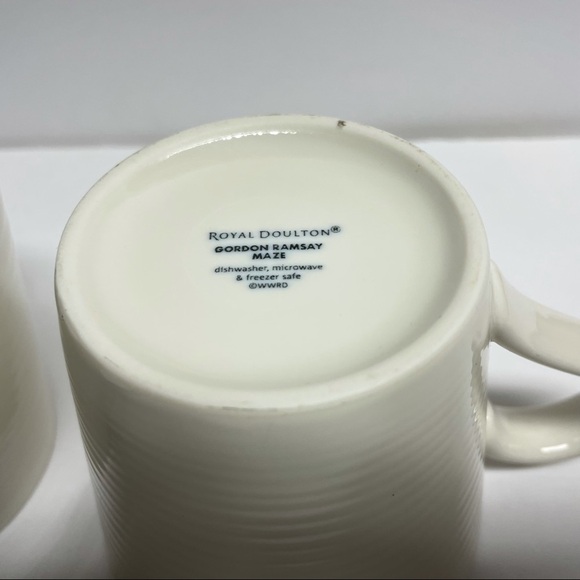 Set of 2‎ Royal Doulton Gordon Ramsay Maze Mugs - Picture 6 of 8